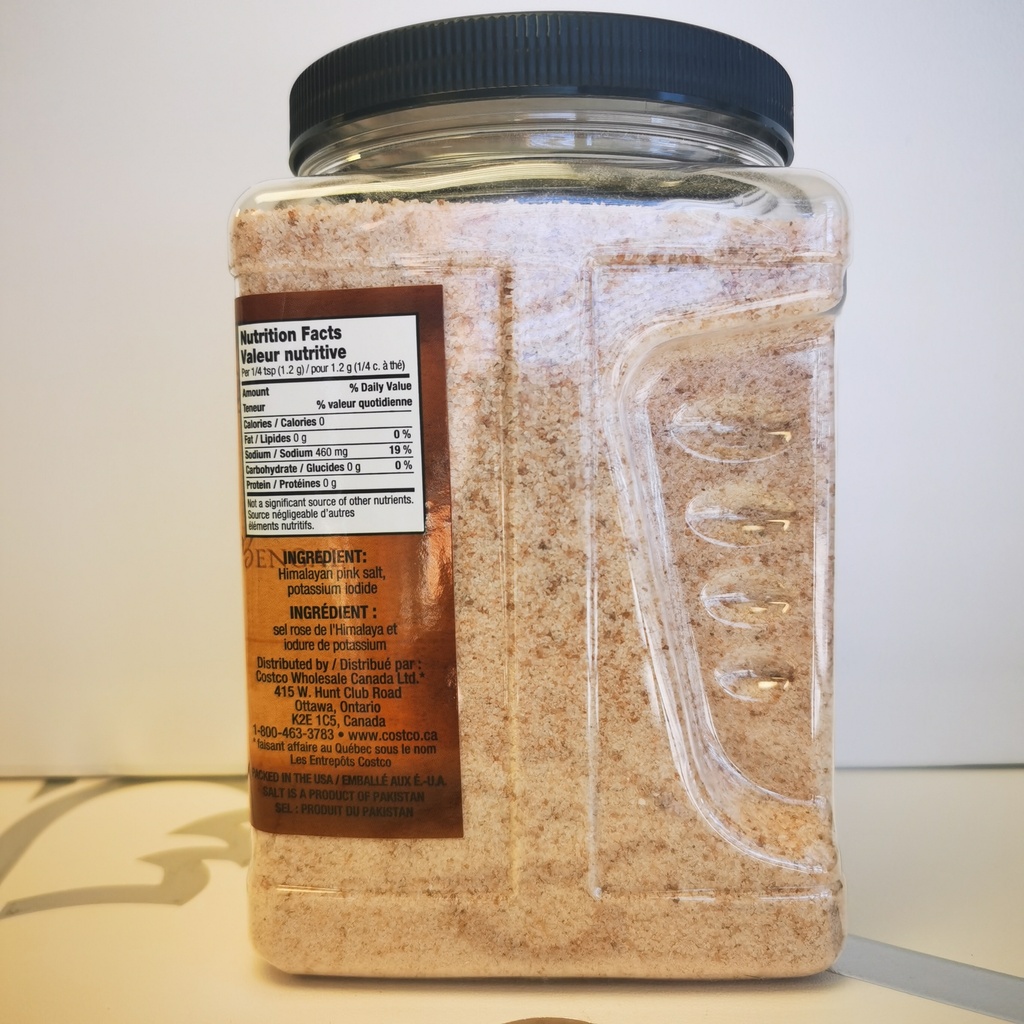Kirkland喜马拉雅粉盐精磨大罐装2.27kg