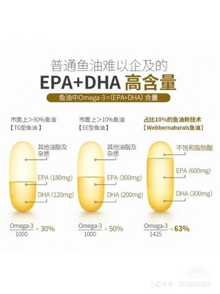 Webber Naturals 韦博三倍深海鱼油omega-3/900mg 200粒