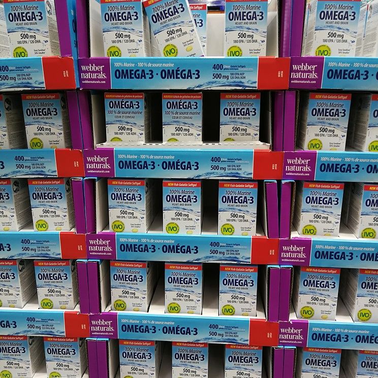 Webber Naturals 韦博儿童/青少年mini鱼油omega-3/500mg 400粒