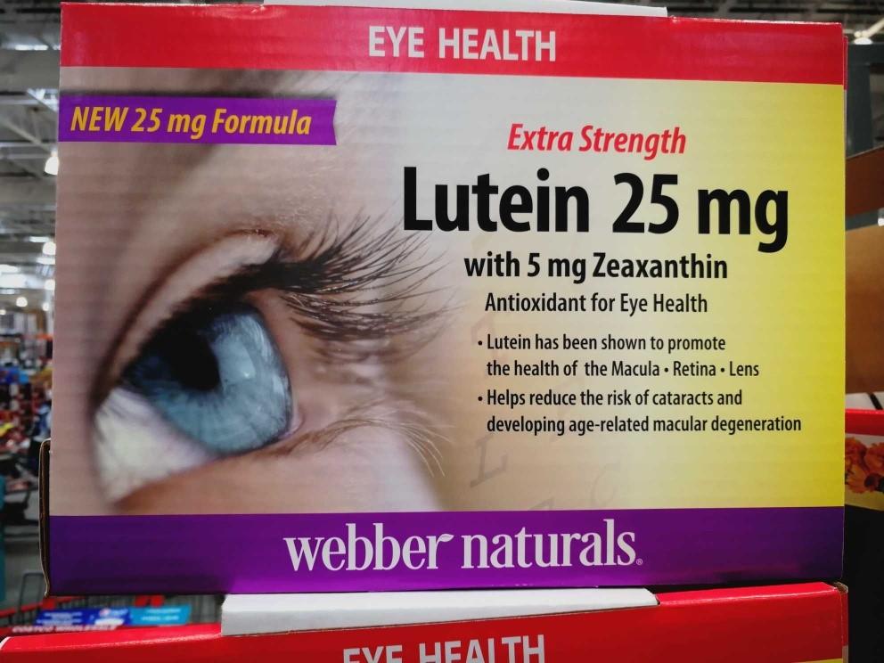Webber Naturals 韦博叶黄素 Lutein 25mg成人叶黄素 175粒