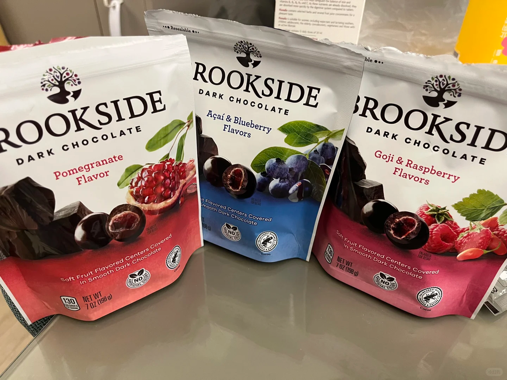 Brookside水果汁夹心巧克力豆40袋 3种口味800g