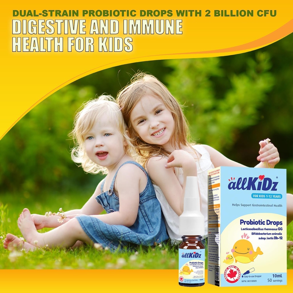  allKiDz婴儿益生菌滴剂10ML*2 2瓶装