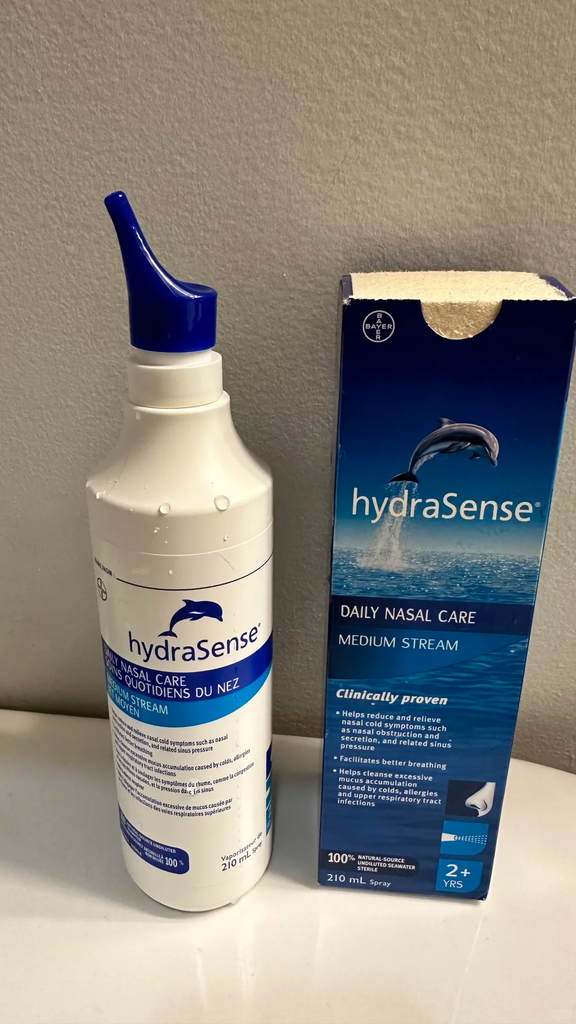 Hydrasense海洋盐水洗鼻水喷雾100ml新生儿可用
