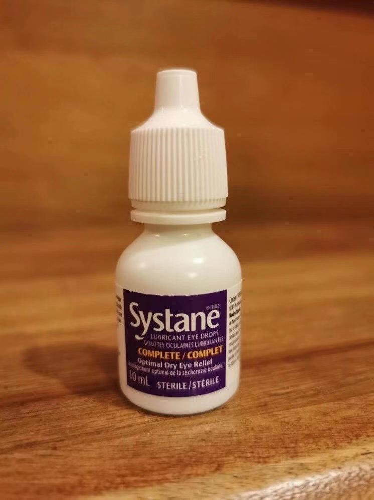Systane Lubricant Eye Dropscomplete , 10ml润眼液/缓解眼干眼药水 3支*10ml