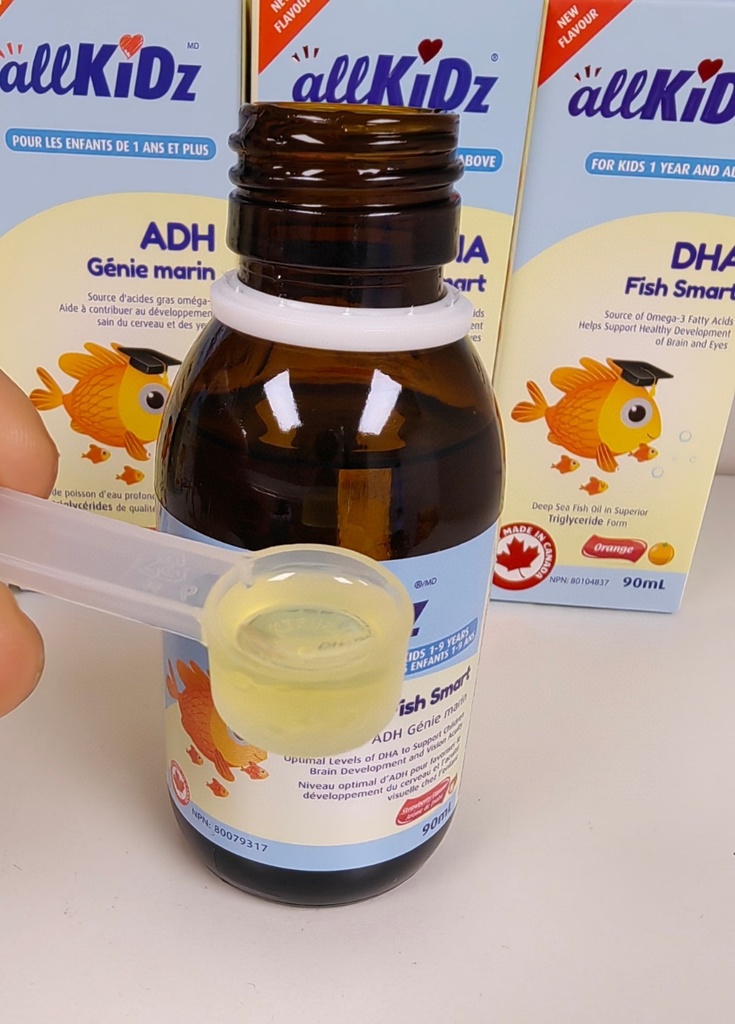 allKiDz 婴幼儿脑黄金DHA/omega3深海鱼油90ml*2 瓶装 顶级纯度认证
