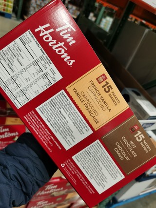 Tim Hortons 热巧+卡布奇诺30袋x28g Packets