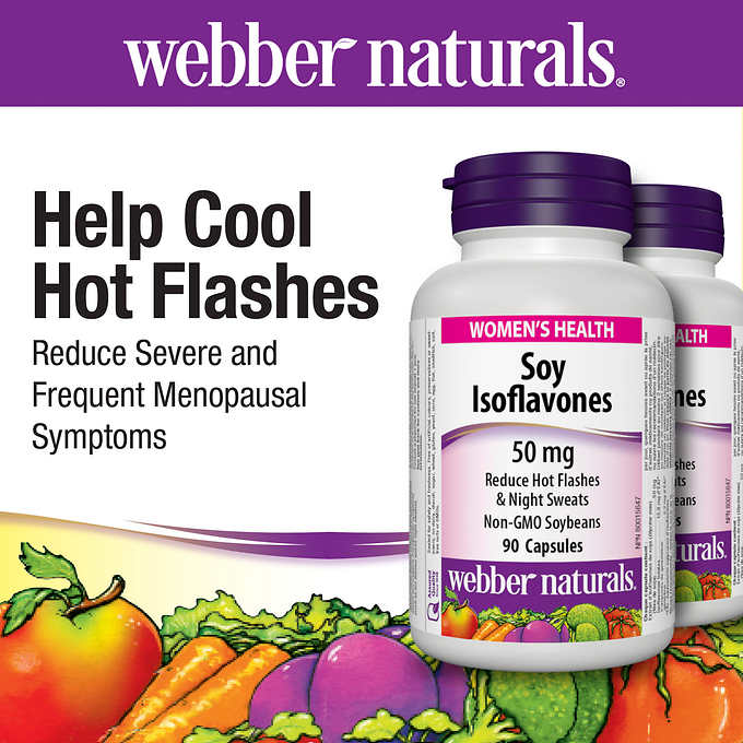 Webber Naturals韦博大豆异黄酮90粒*2 两瓶装