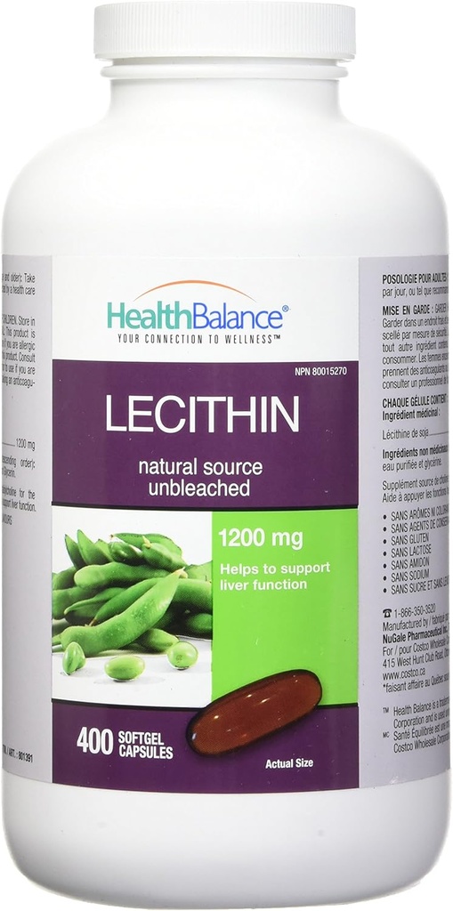 Health Balance卵磷脂400粒 血管”清道夫”