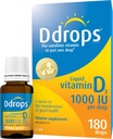 Ddrops成人维生素D3滴剂1000IU 5ml 180滴