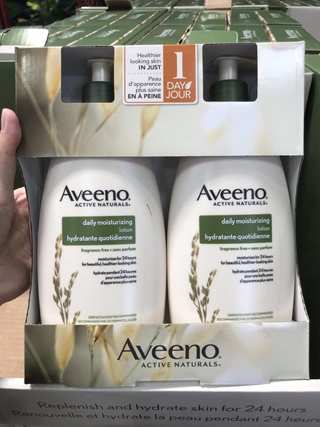 [DG0296] AVEENO艾维诺燕麦高效保湿润肤露710ml*2瓶