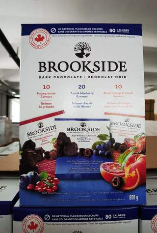 [DG0258] Brookside水果汁夹心巧克力豆40袋 3种口味800g