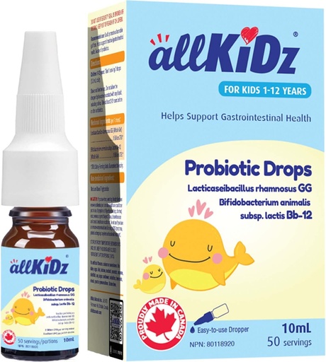 [DG0364]  allKiDz婴儿益生菌滴剂10ML*2 2瓶装