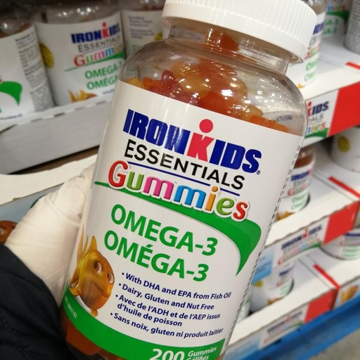 [DG0003] Ironkids 小铁人Omega-3儿童鱼油DHA200粒*2