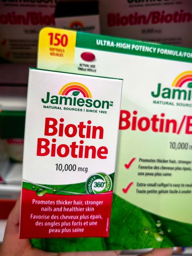 [DG0217] Jamieson 健美生 Biotin10000mcg 生物素 维生素H 150粒