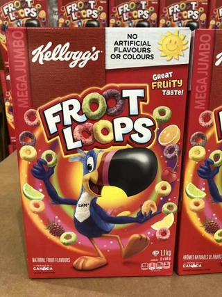 [DG0122] Kellogg's Froot Loops五彩谷物营养麦圈 1.1kg