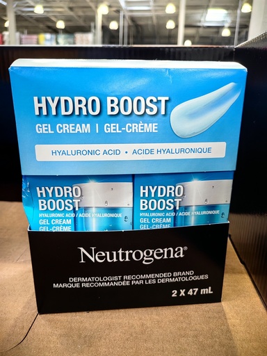 [DG0118] Neutrogena Hydroboost Facial gel-cream with hyaluronic acid 47mlx2  玻尿酸保湿水凝霜