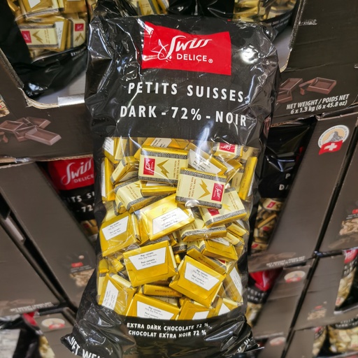 [DG0017] Swiss Delice 黑巧黑巧克力72% 1.5公斤
