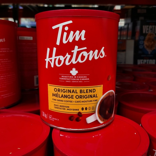 [DG0078] Tim Hortons经典精磨纯咖啡粉1.36kg 中度烘焙咖啡
