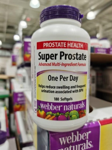 [DG0015] Webber Naturals韦博前列腺素SUPER PROSTATE ADVANCED胶囊180粒