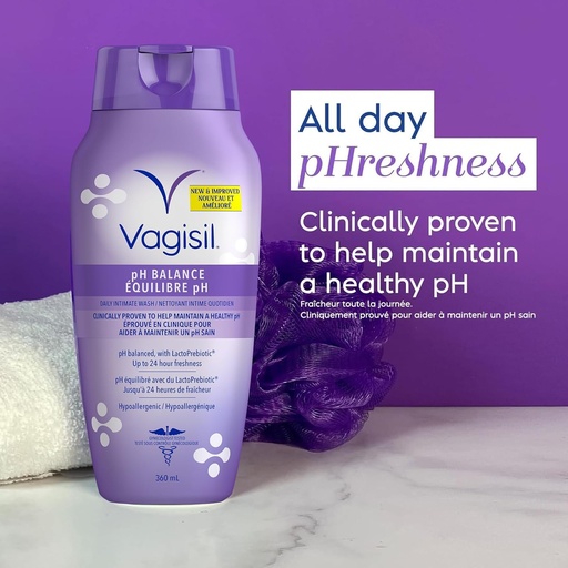 [DG0663] Vagisil pH Balance 女性日常私密护理清洁液（360mL）